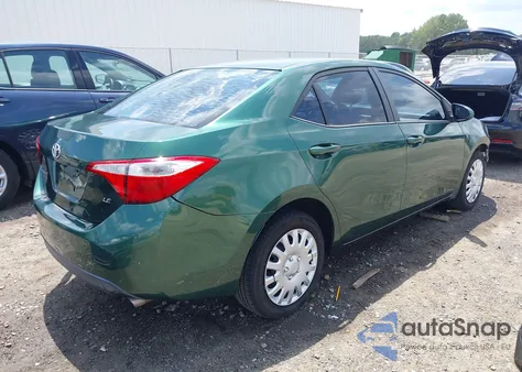 2014 Toyota Corolla Le z USA, uszkodzony, nr VIN 2T1BURHE9EC142426